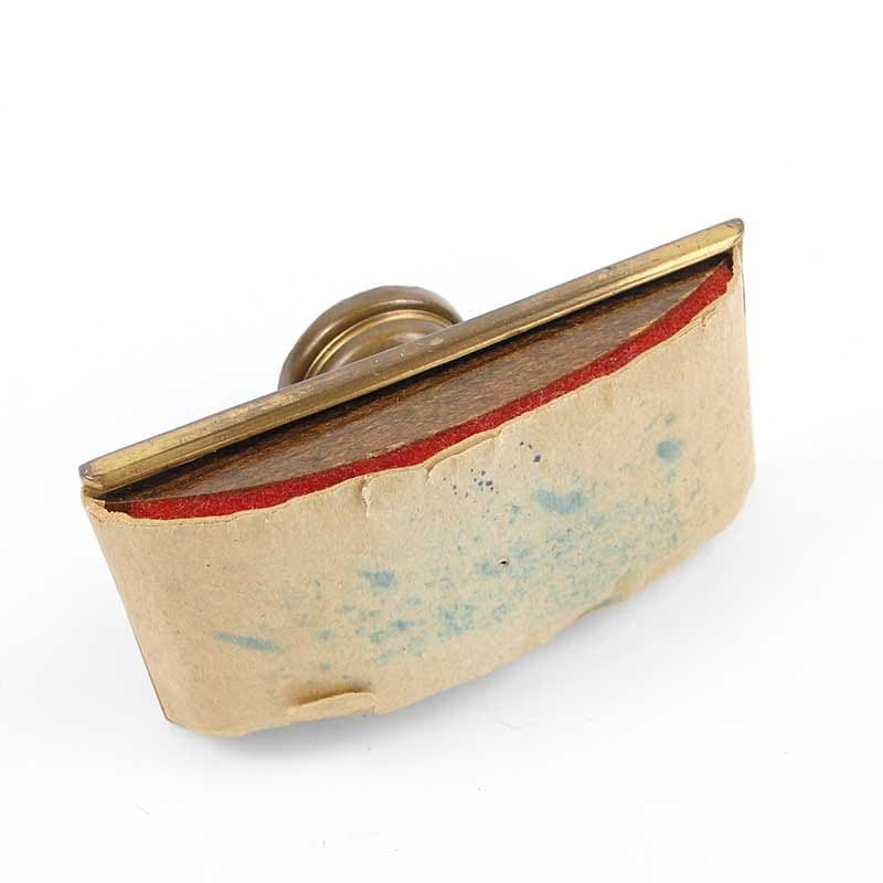 Bibularz z brązu na damskie biurko, emaliowany Francja XIX w - 174050