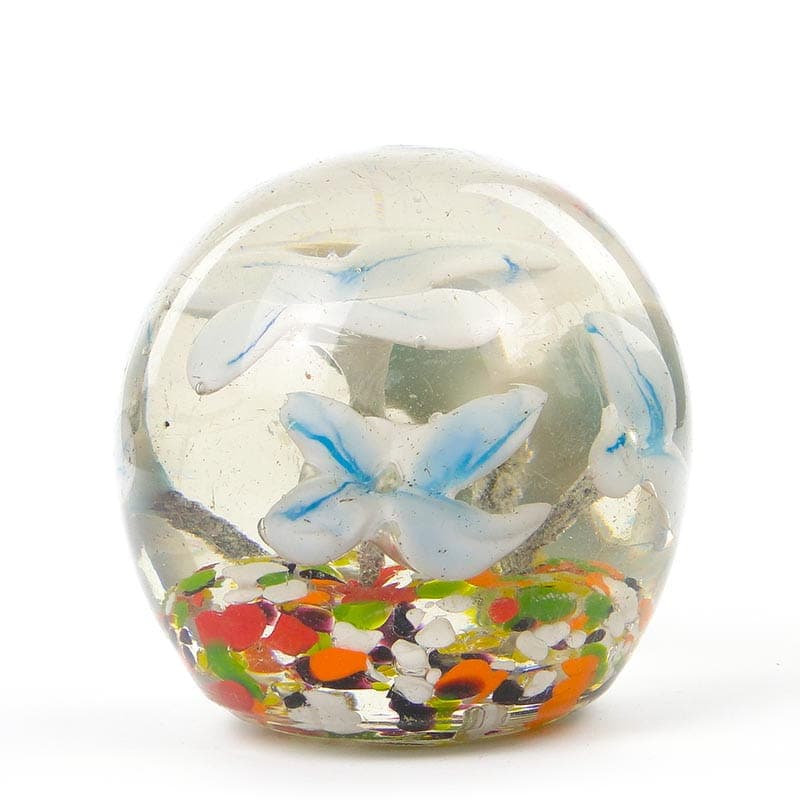 Przycisk do papieru kryształowy transparentny, szkło, Polska, XIX w. - 174088