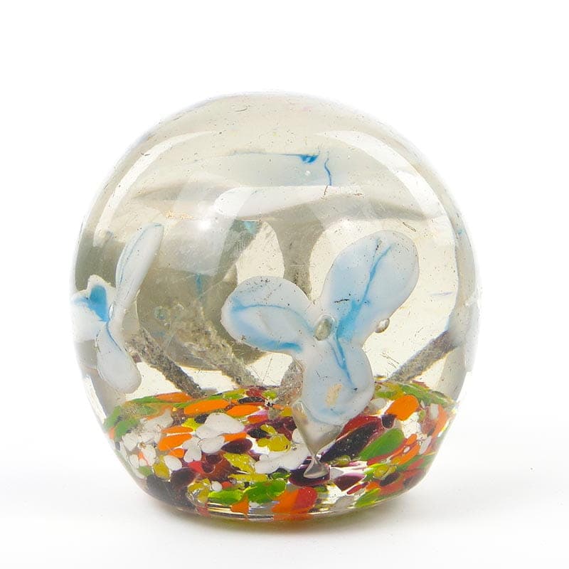 Przycisk do papieru kryształowy transparentny, szkło, Polska, XIX w. - 174090