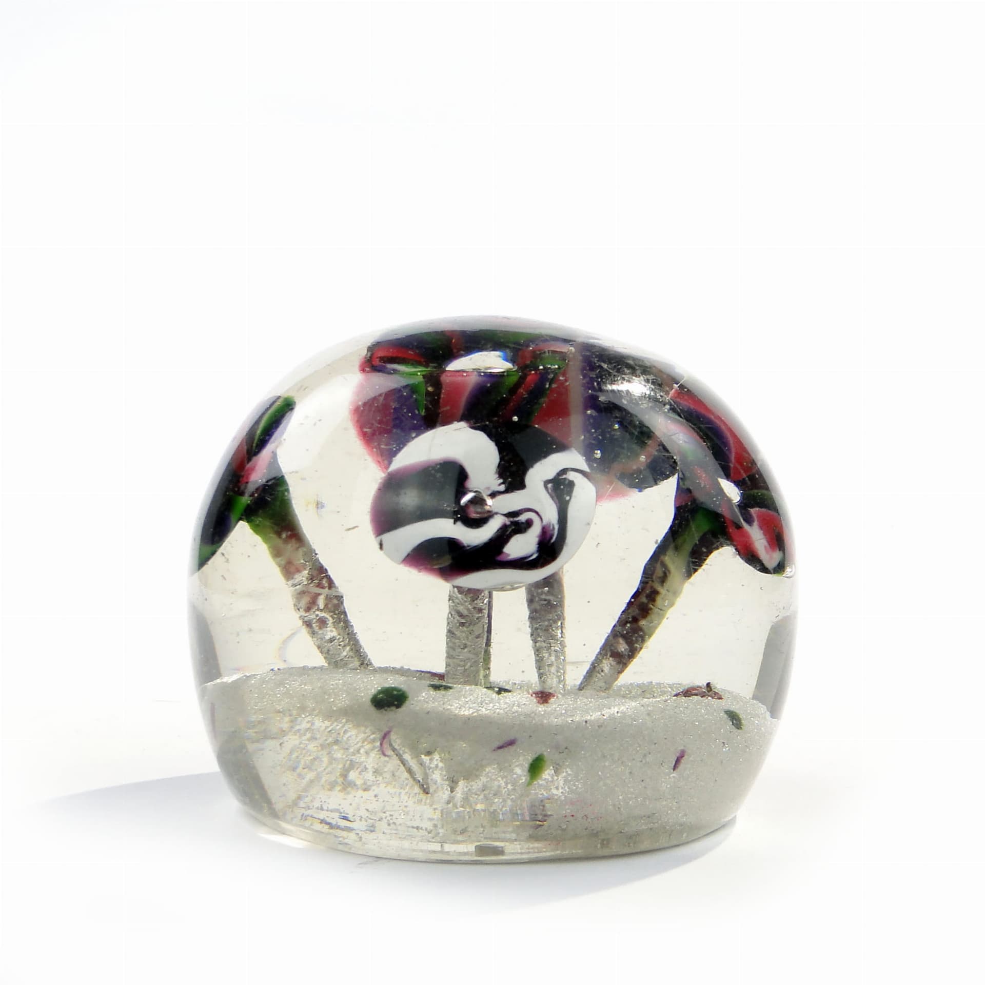 Paperweight, transparent crystal glass, Silesia, Poland, 19th c. - 174101