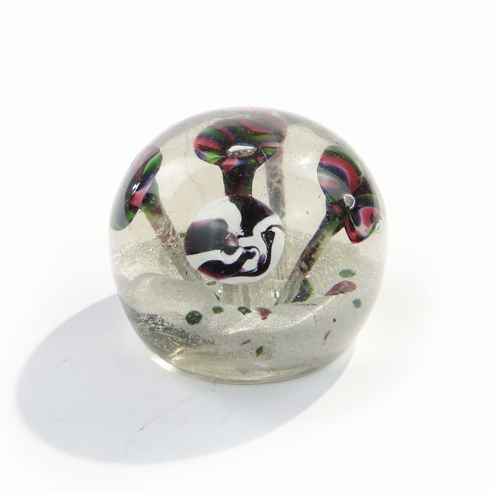 Paperweight, transparent crystal glass, Silesia, Poland, 19th c. - 174102