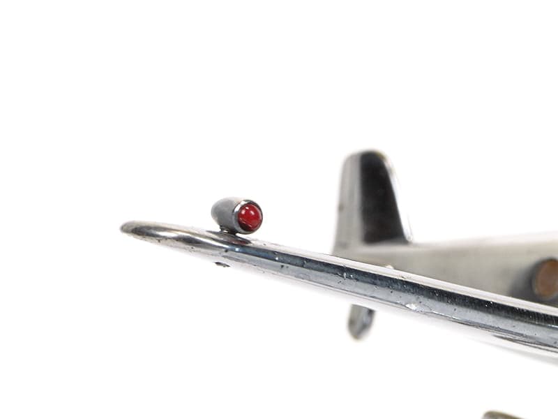 Figura gabinetowa Art Deco, srebrny, metal chromowany, lata 30. - 174106