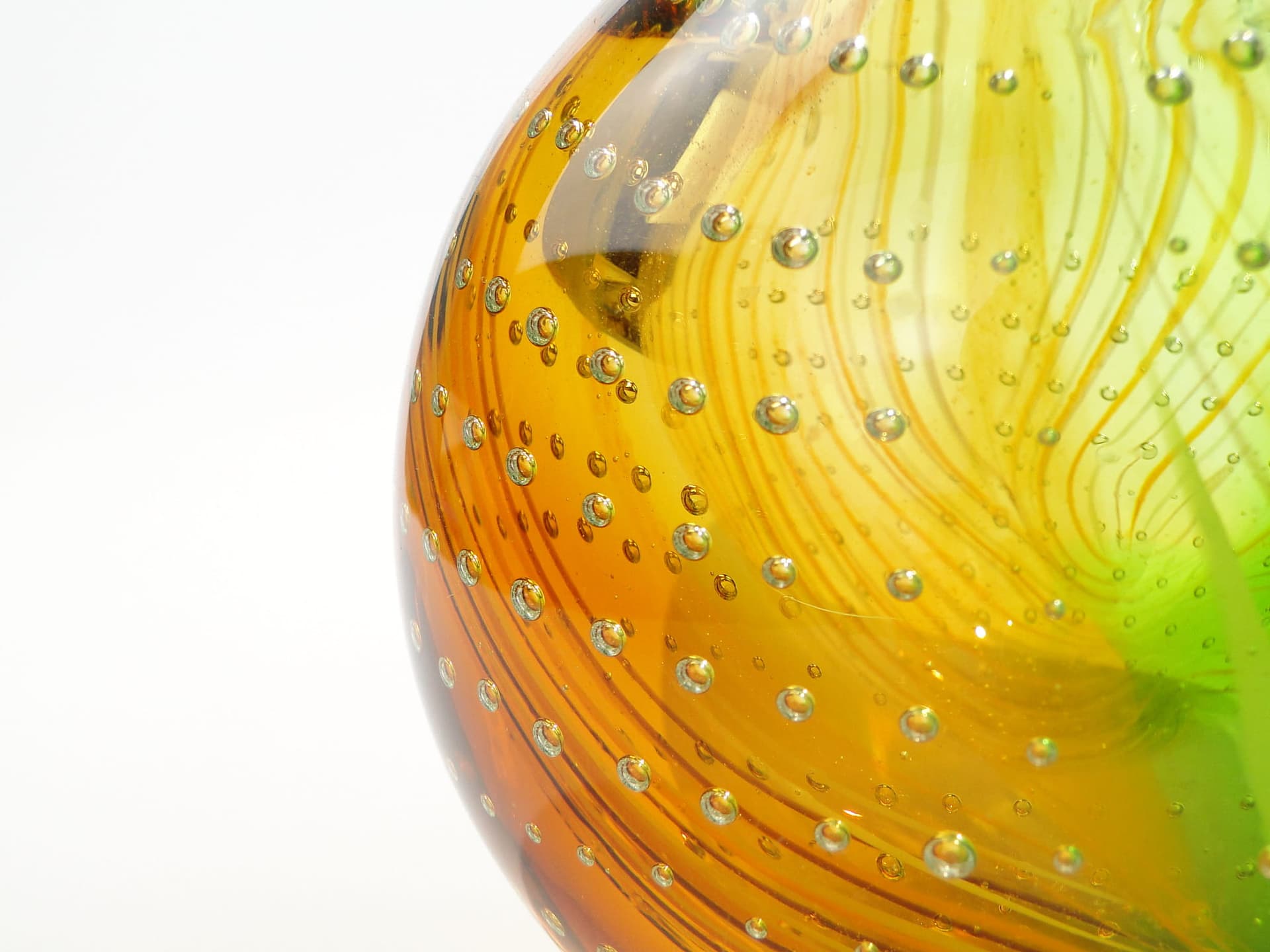 Wazon kulisty Murano, multicolor, szkło, Galliano Ferro, Włochy, lata 50. - 174205