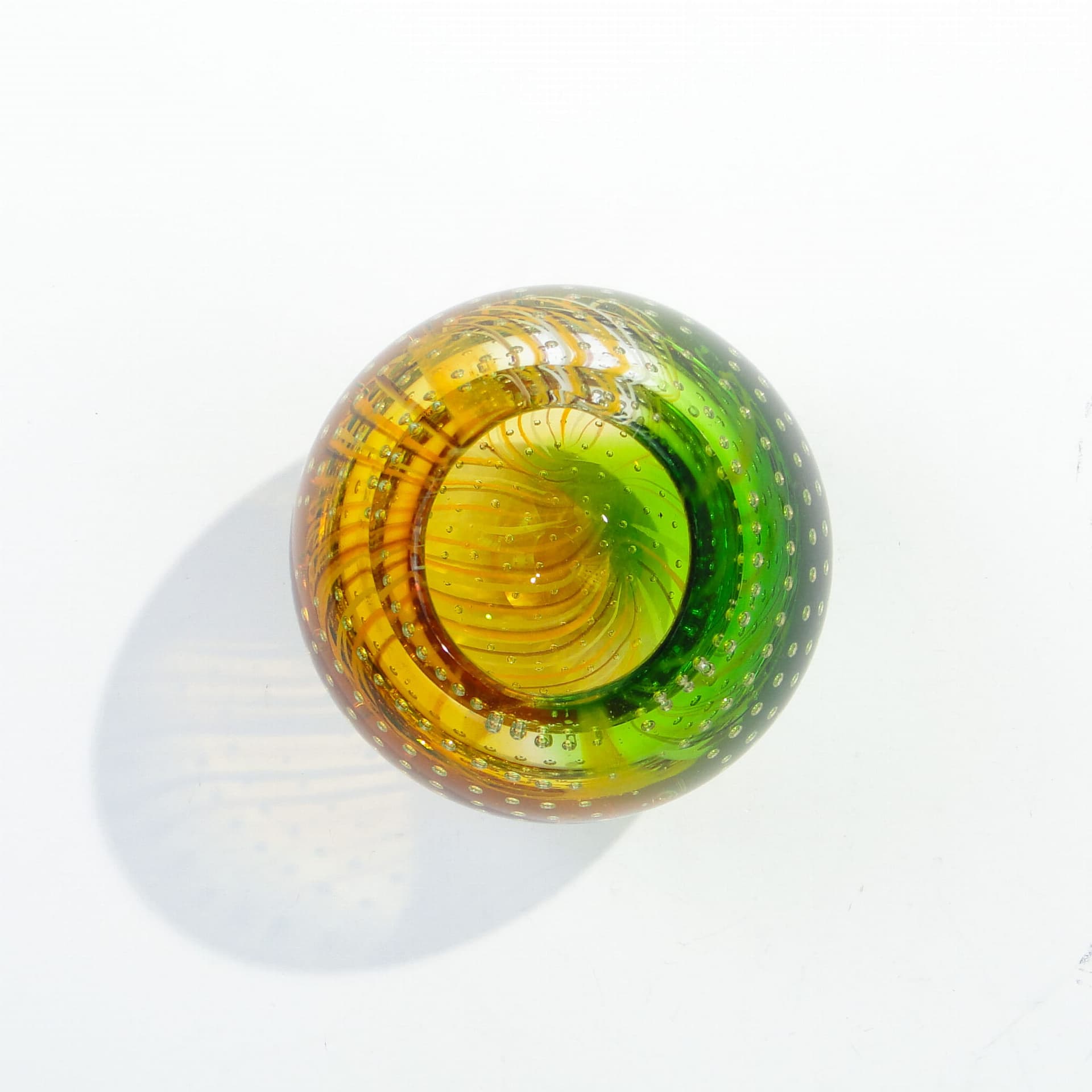 Wazon kulisty Murano, multicolor, szkło, Galliano Ferro, Włochy, lata 50. - 174208