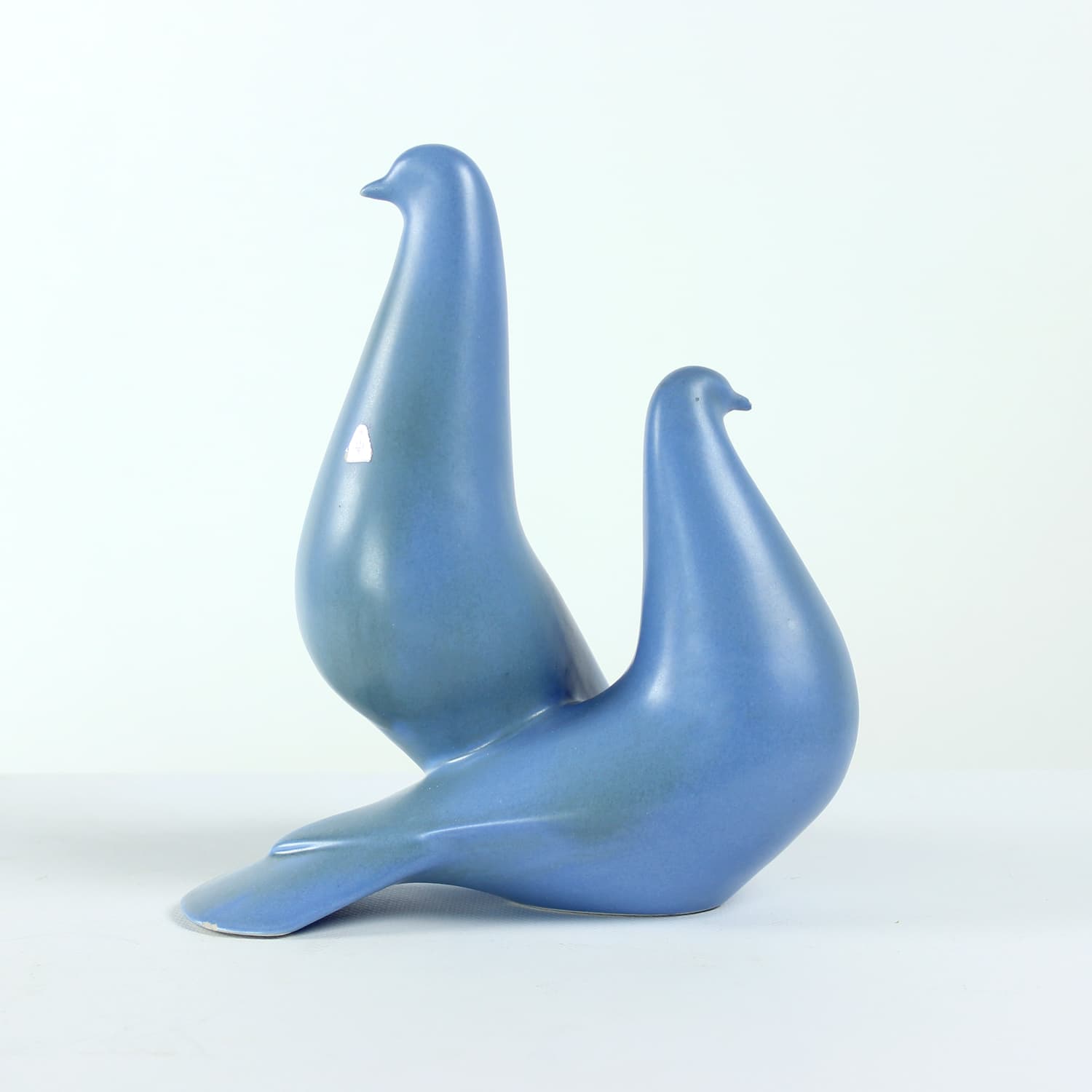 Sculpture, doves, blue, ceramics, Keramia, 1960s - 174319