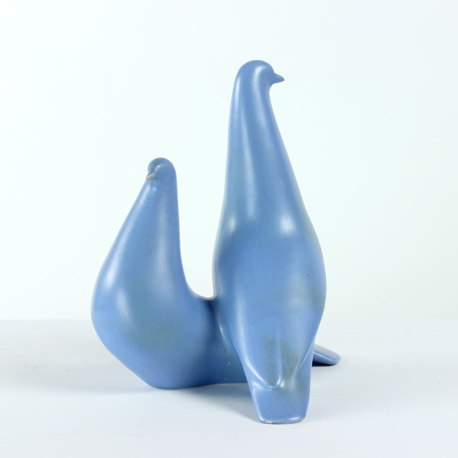 Sculpture, doves, blue, ceramics, Keramia, 1960s - 174329