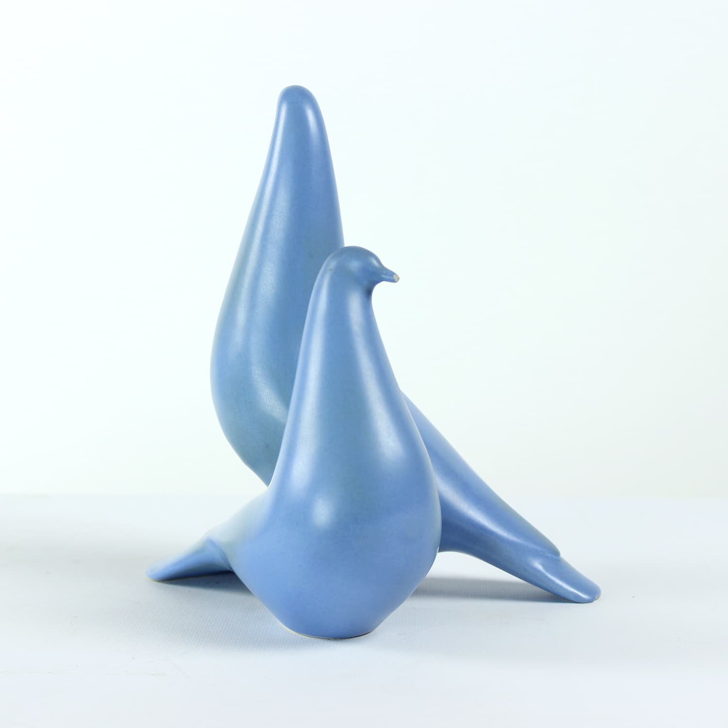 Sculpture, doves, blue, ceramics, Keramia, 1960s - 174328