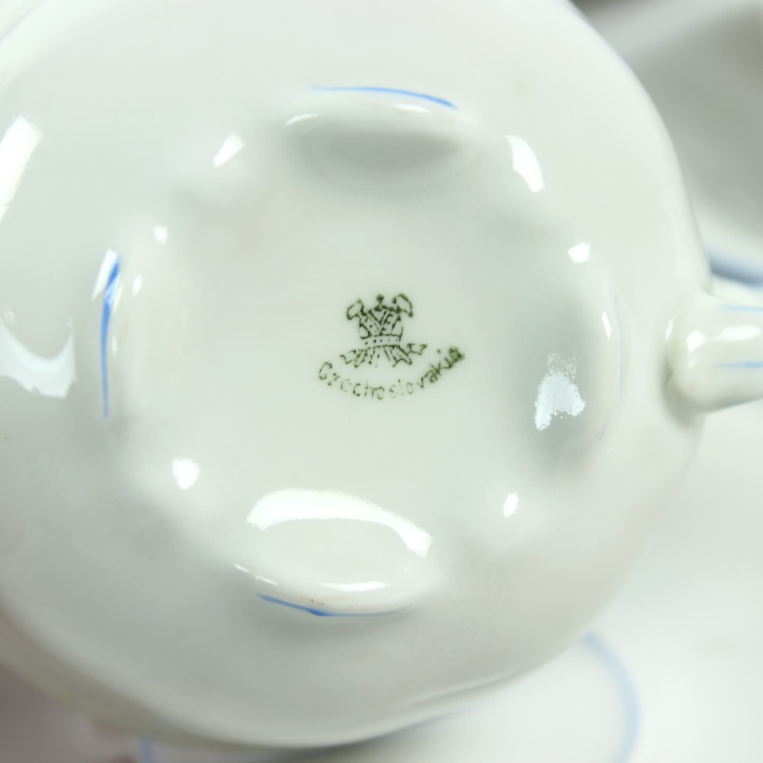 Zestaw do kawy i herbaty, biały, porcelana, Pirkenhammer Brezova, Czechy, lata 60. - 174336