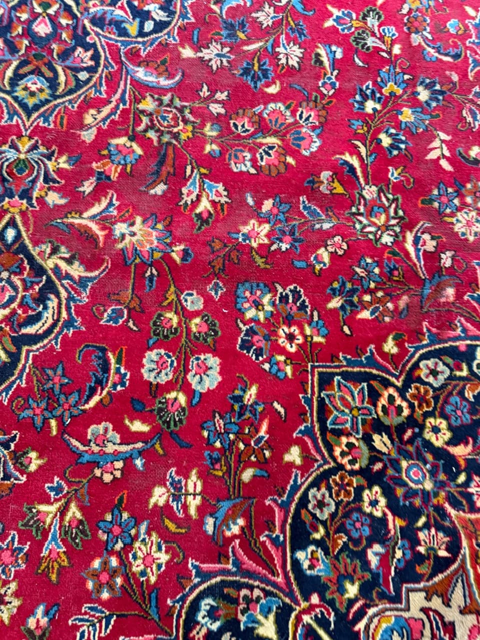 Nowy VINTAGE Dywan Wełniany Perski Iran Keshan 390x290 - 174570