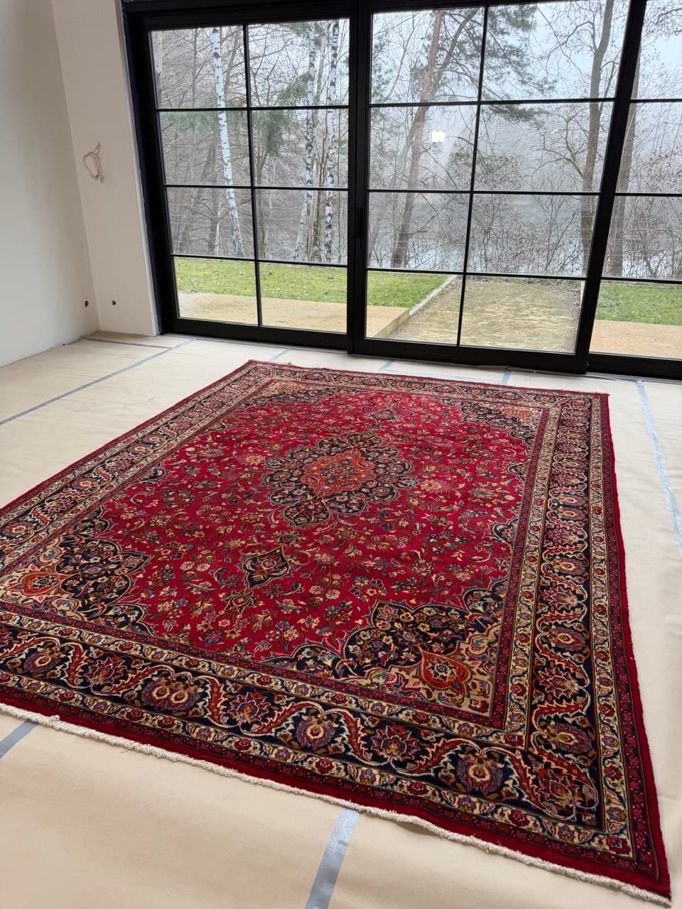 Nowy VINTAGE Dywan Wełniany Perski Iran Keshan 390x290 - 174573