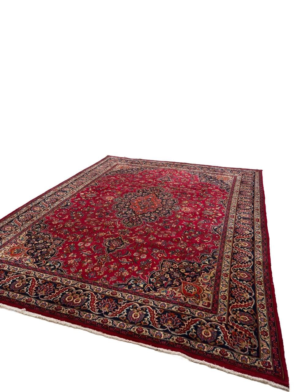 Nowy VINTAGE Dywan Wełniany Perski Iran Keshan 390x290