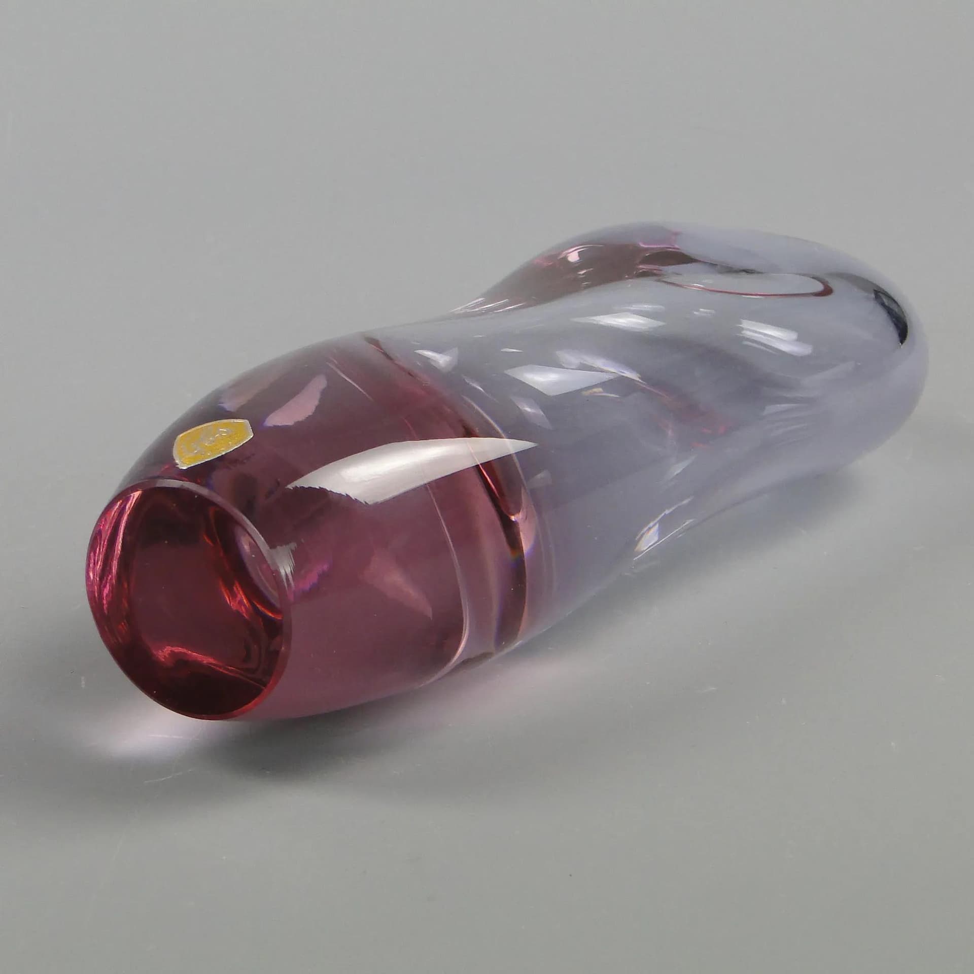 Wazon, multikolor, szkło, proj. J. Rozinek, Czechosłowacja, lata 60. - 11758