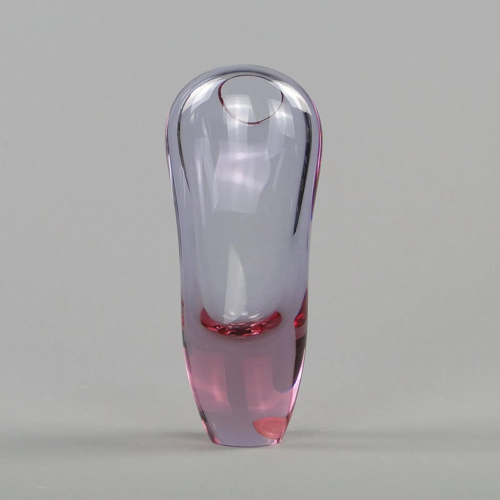 Wazon, multikolor, szkło, proj. J. Rozinek, Czechosłowacja, lata 60. - 11756