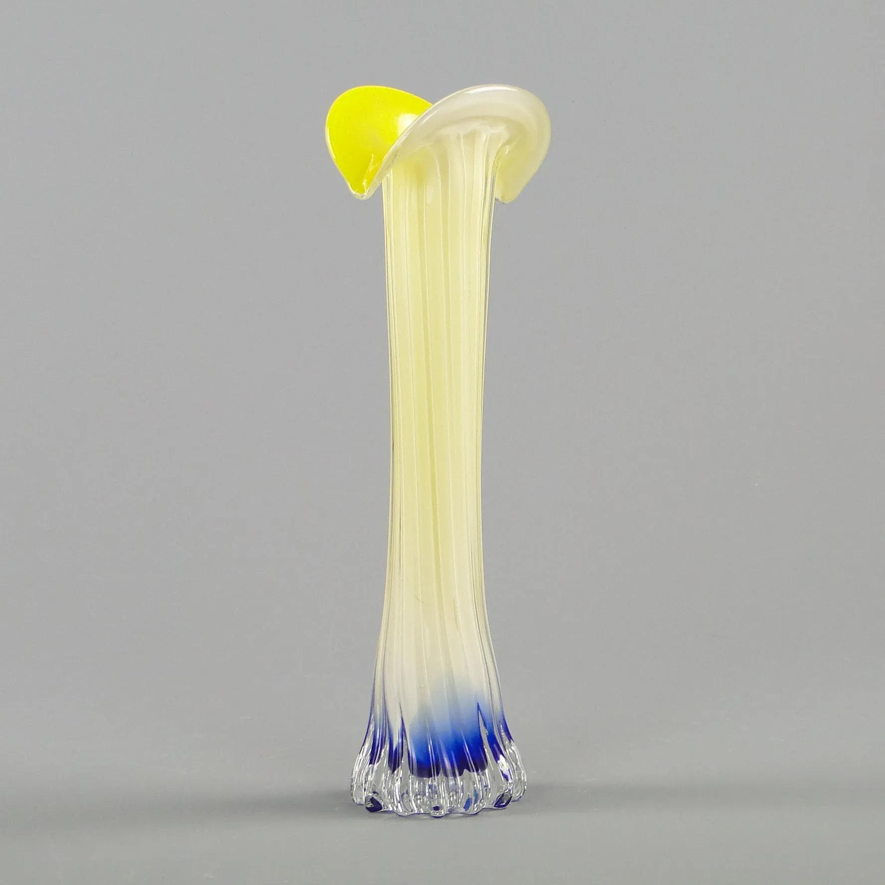 Wazon Kalia, multikolor, szkło, Włochy, lata 70. - 11747