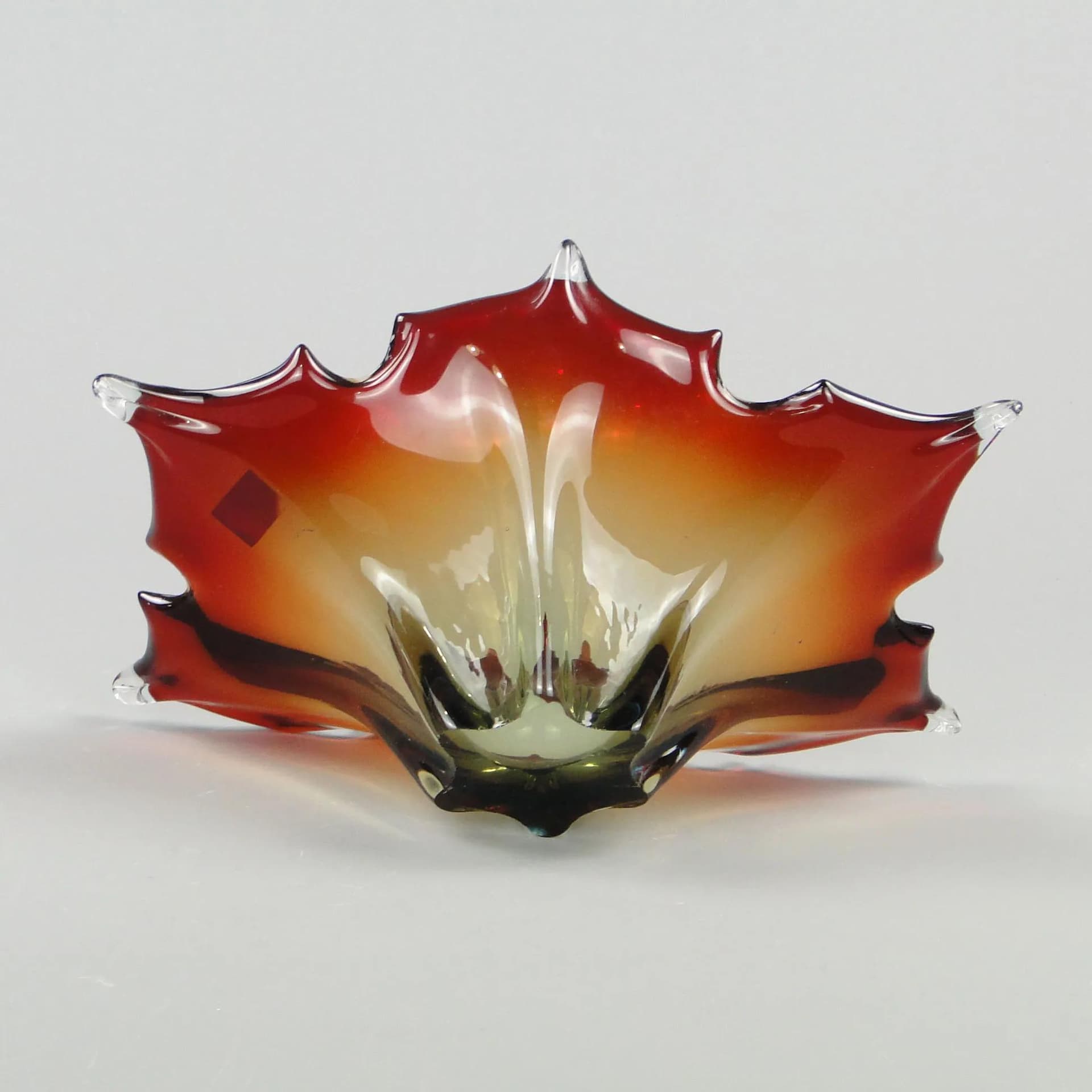 Bowl Mandruzatto, multicolor crystal, Murano, Italy, 1950s - 11734