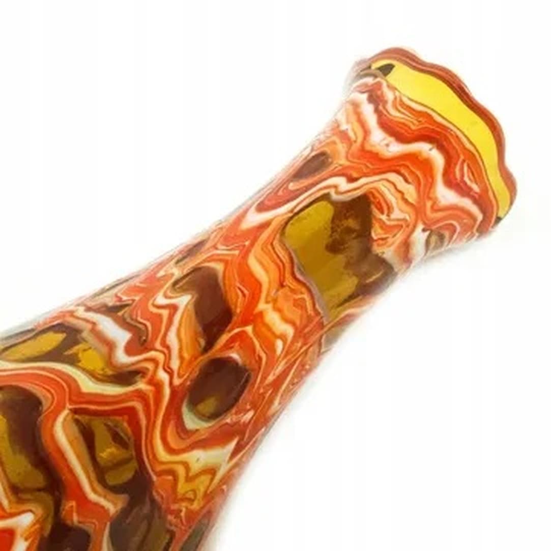 Wazon Mid-century modern, szkło sodowe, proj. J.S. Drost, Ząbkowice, Polska, lata 70. - 175217