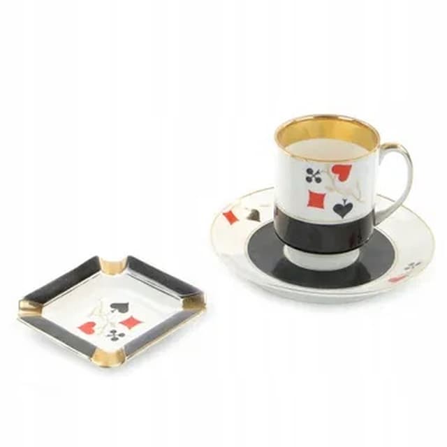 Filiżanka Joanna, mid-century modern, porcelana, Ćmielów, Polska, lata 70. - WYMIARY