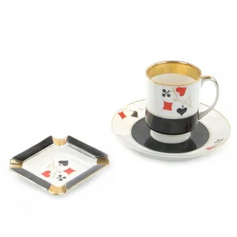 Filiżanka Joanna, mid-century modern, porcelana, Ćmielów, Polska, lata 70.