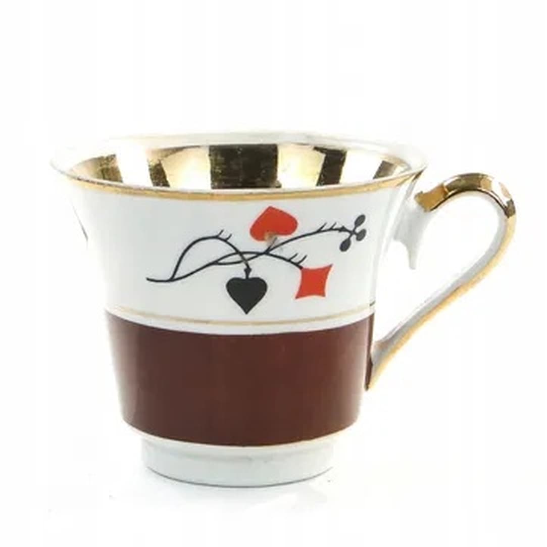 Filiżanka Joanna, mid-century modern, porcelana, Ćmielów, Polska, lata 70.