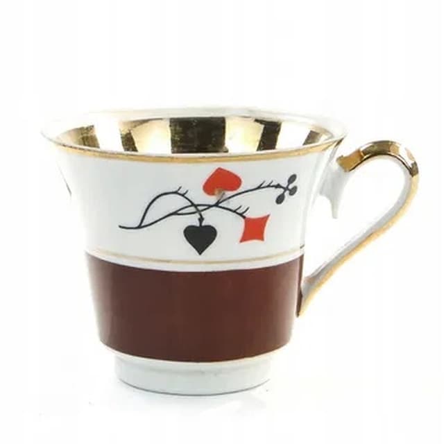 Filiżanka Joanna, mid-century modern, porcelana, Ćmielów, Polska, lata 70. - WYMIARY