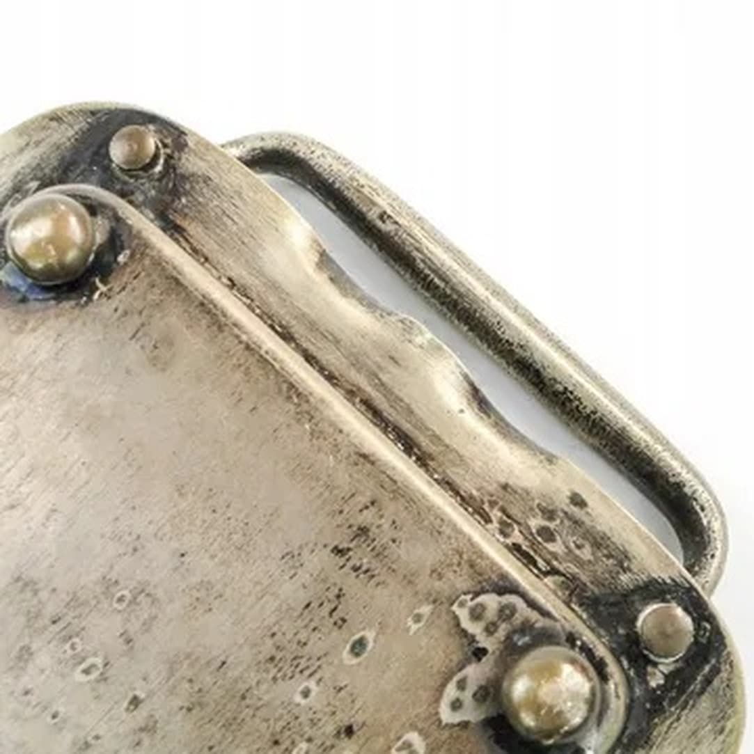 Taca, Art Nouveau, mosiądz srebrzony, porcelana biała, Austria, początek XX w. - 175397