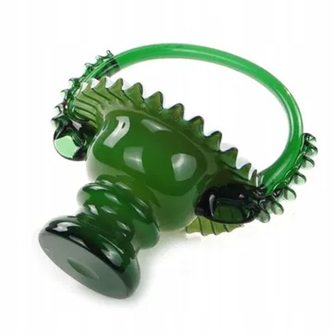 Wazon z falbaną, mid-century modern, szkło, proj. L. Fiedorowicz, Polska, lata 70. - 175451