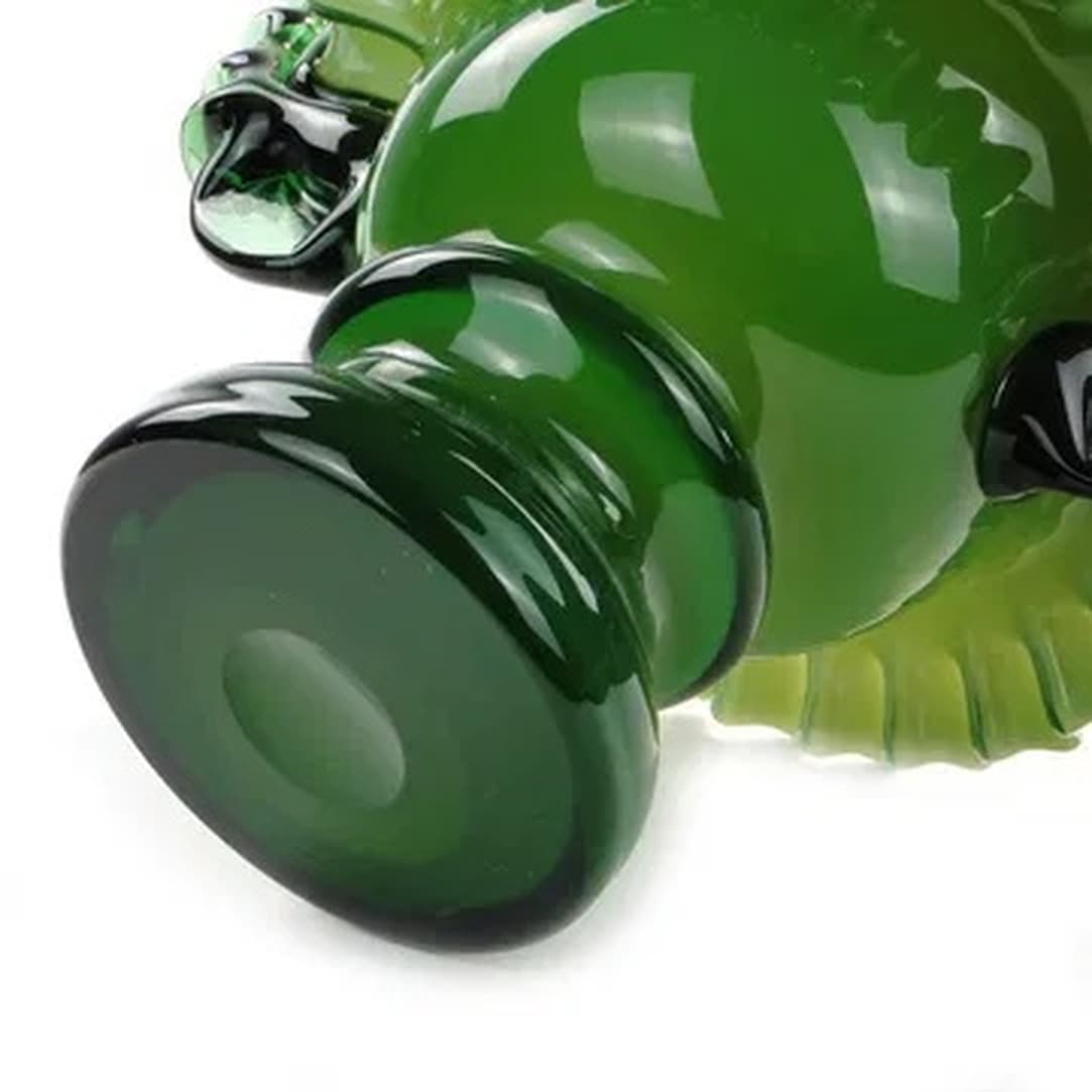 Wazon z falbaną, mid-century modern, szkło, proj. L. Fiedorowicz, Polska, lata 70. - 175452