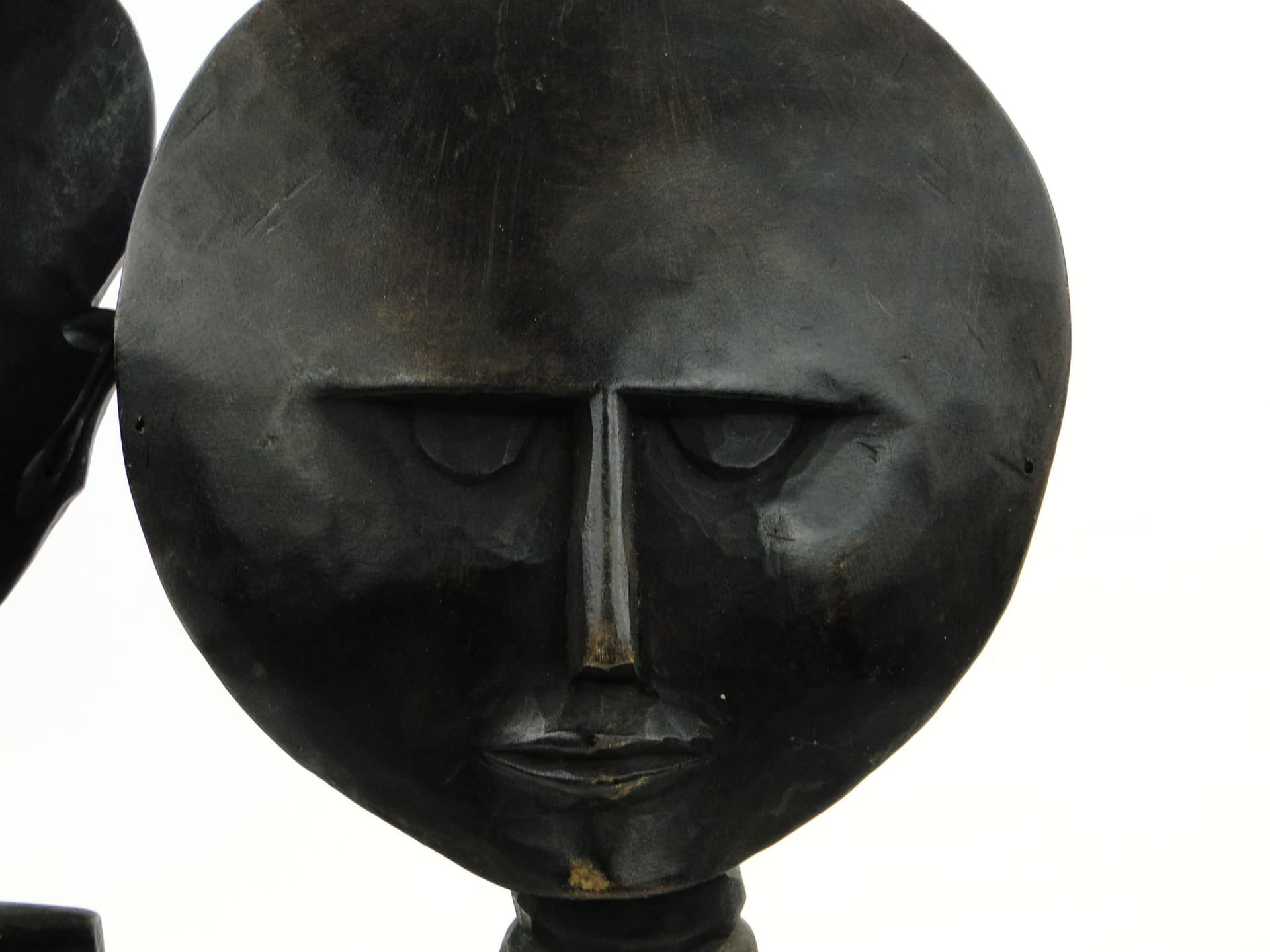 pair of Akuaba fertility dolls, black wood, Ghana, 1960s - 175577