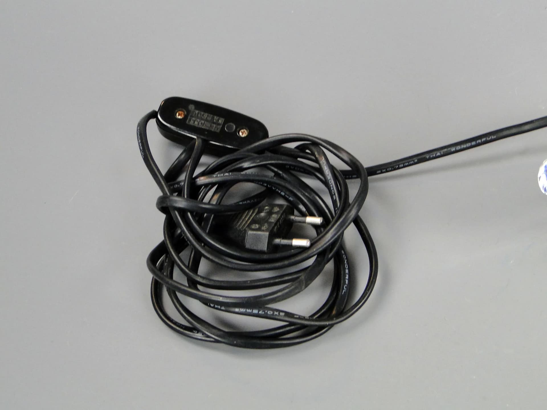 Lampa stołowa, szkło zielone, Val St Lambert, Belgia, lata 60. - 11866