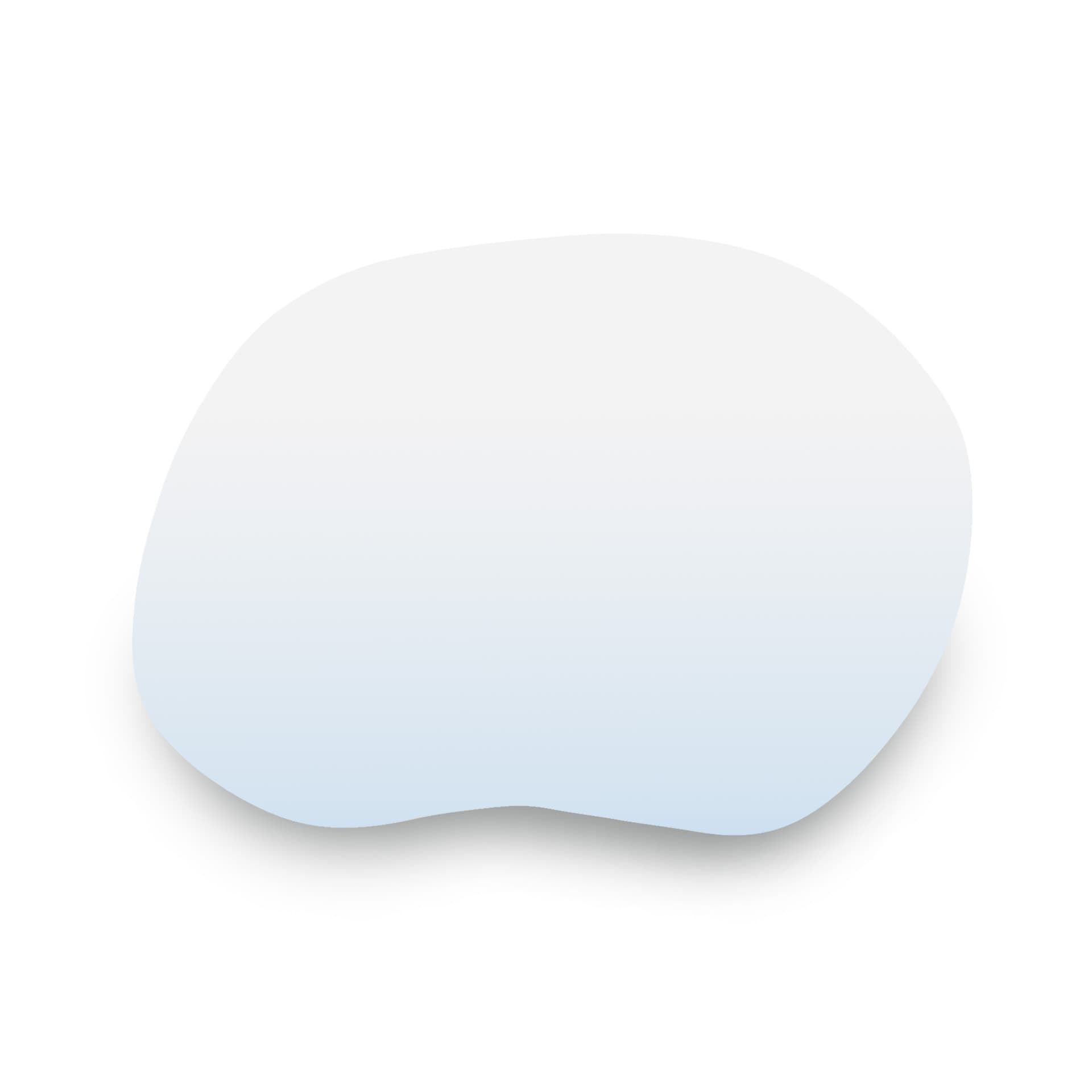 Irregular mirror Stain II No Edges 50x36 cm, Baltica