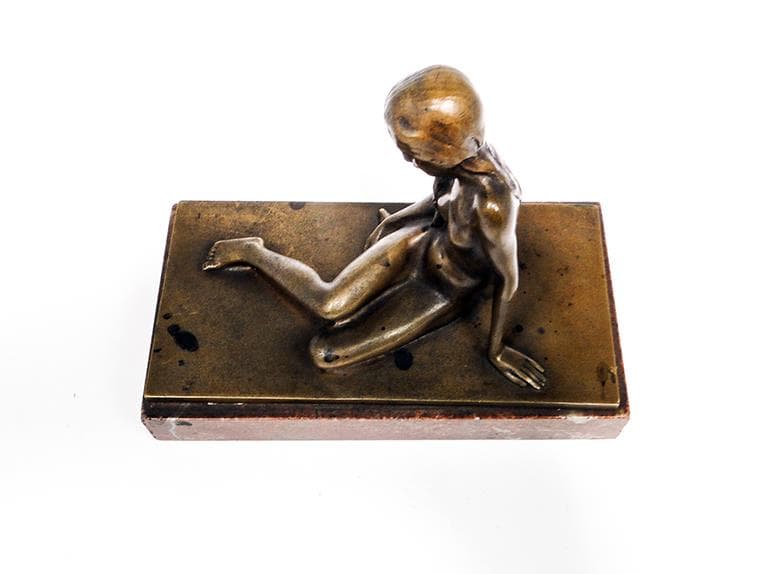 Figura kobiety, akt z brązu lata 20. - 175883