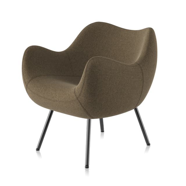Fotel RM58 Soft Step Melange brązowy, proj. R. Modzelewski, VZÓR - WYMIARY
