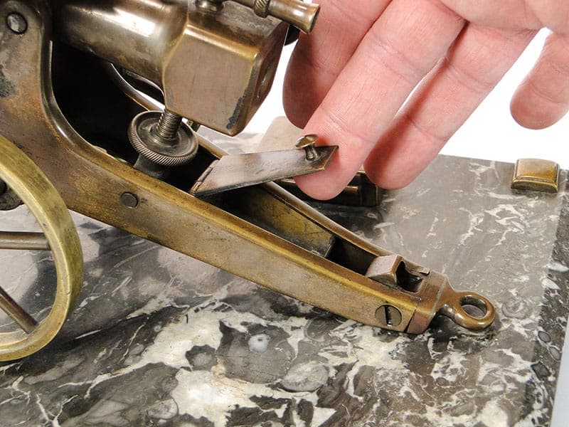 Model armaty polowej z brazu, początek XX w - 175908