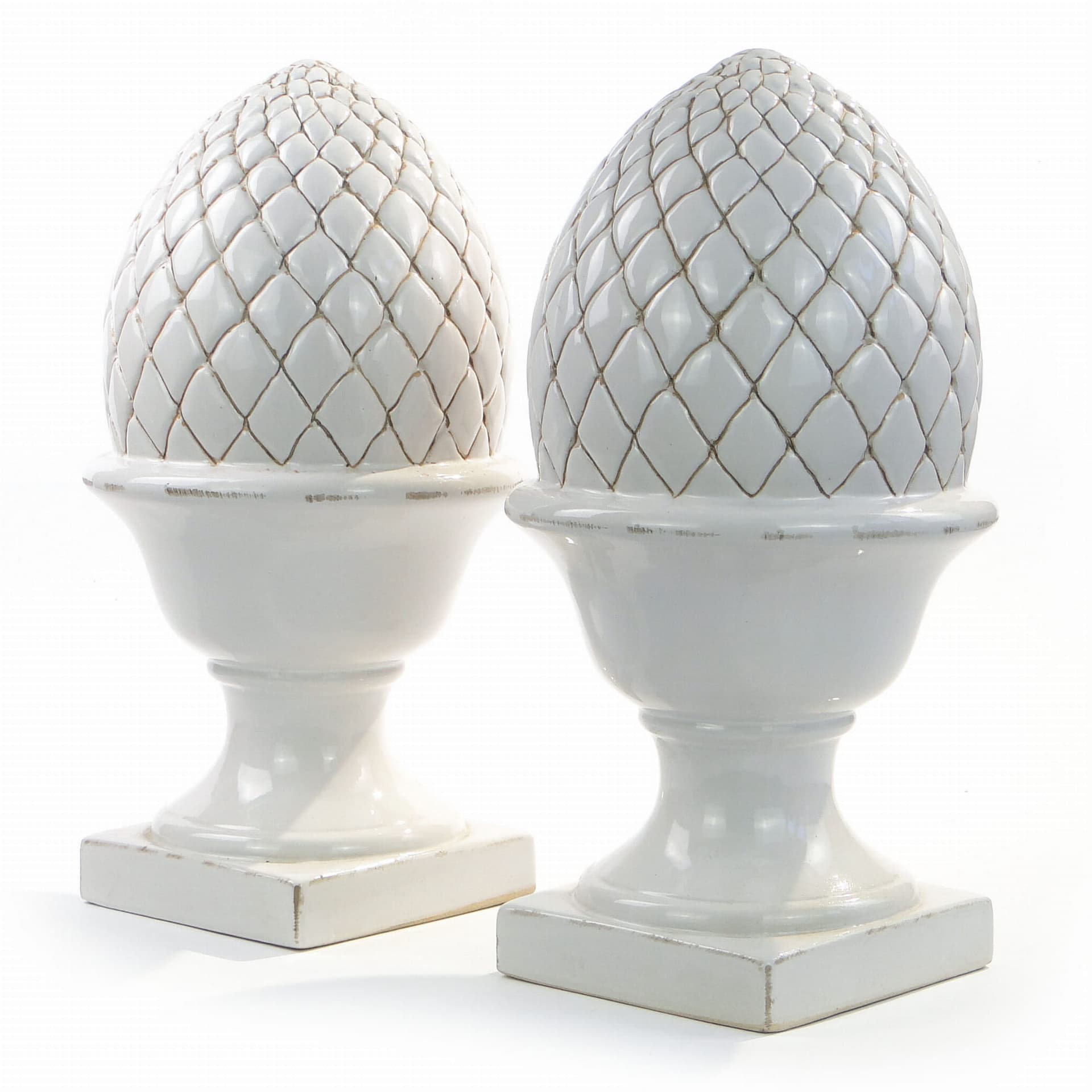 Para dekoracyjnych karczochów ceramicznych, Francja - 175910