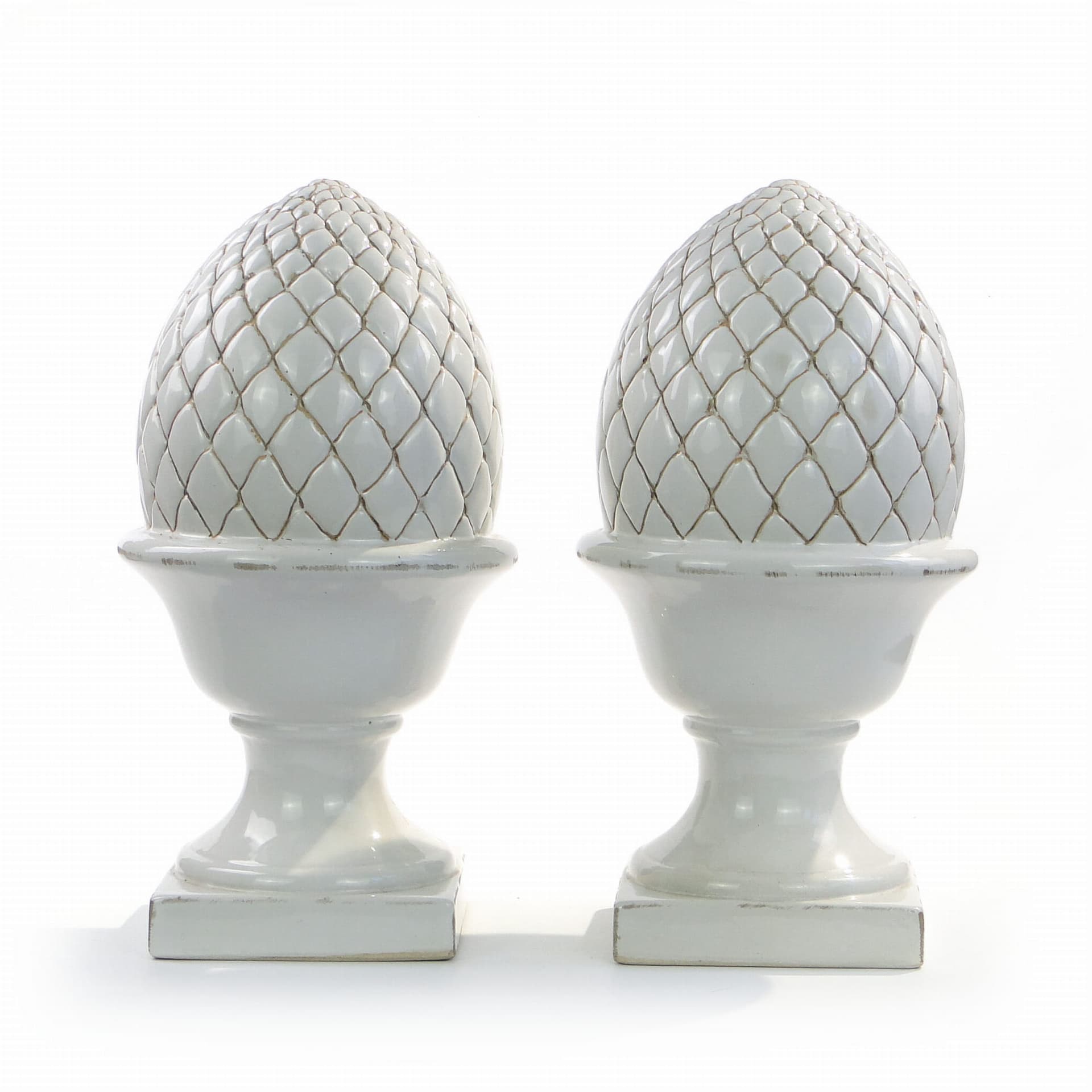 Para dekoracyjnych karczochów ceramicznych, Francja - 175916