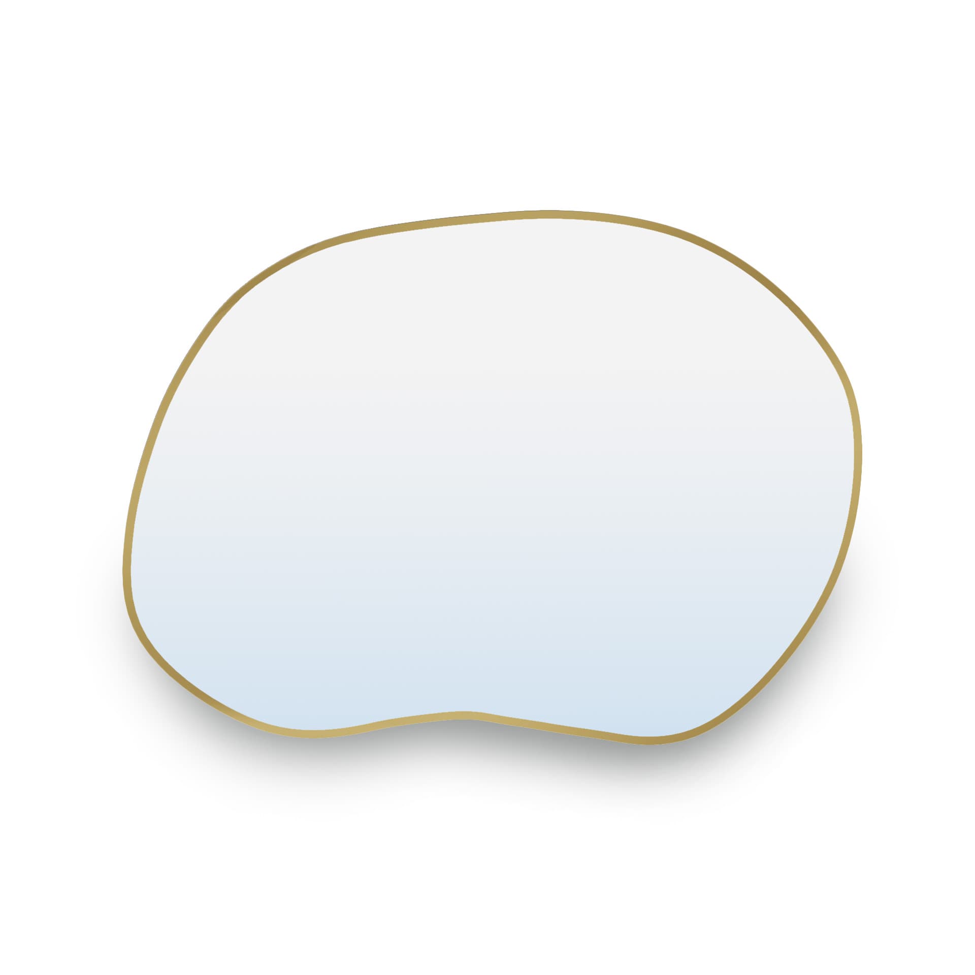 Irregular Mirror Contorno II 50x36 cm, golden, Baltica