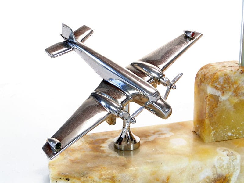 Ramka na zdjecie z modelem samolotu w stylu Art deco, lata 20. - 175949