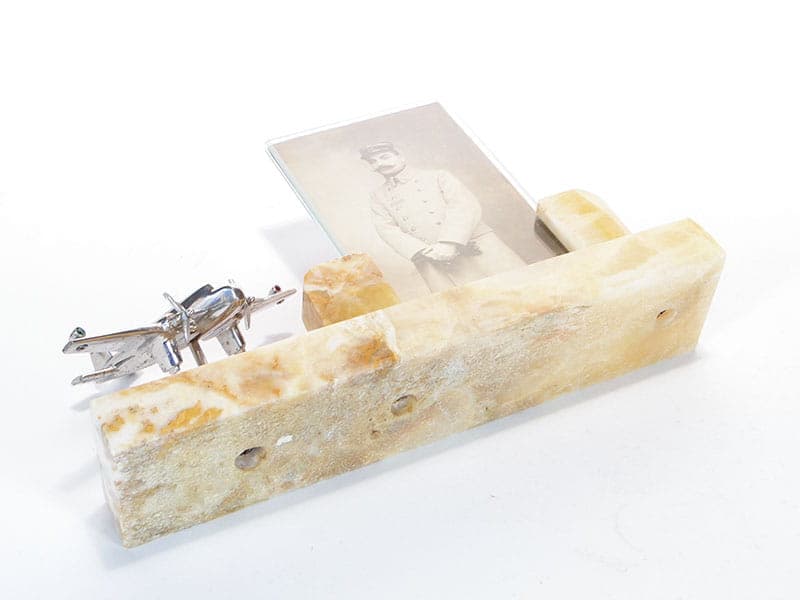 Ramka na zdjecie z modelem samolotu w stylu Art deco, lata 20. - 175950