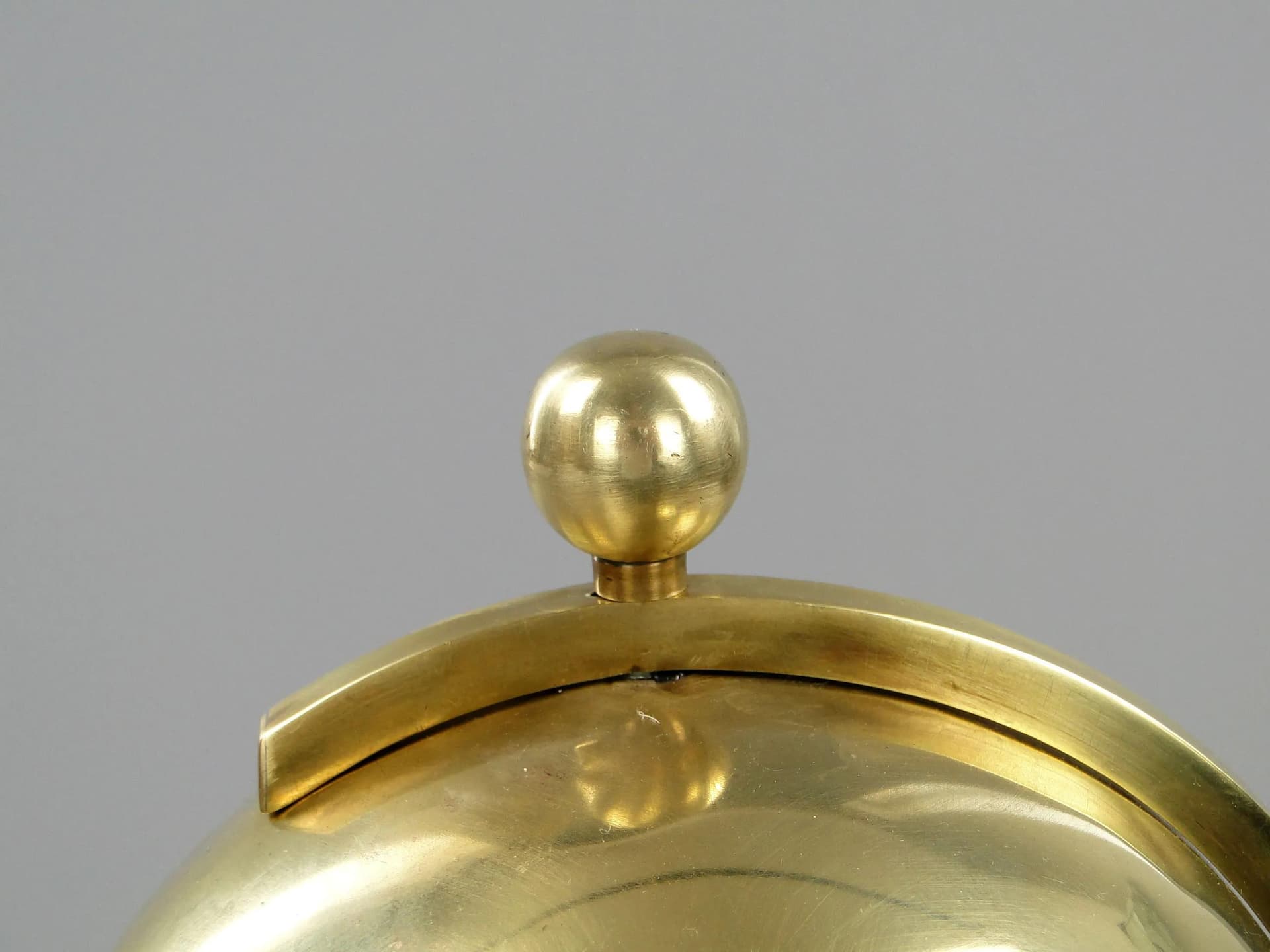 Lampa gabinetowa Art Deco, mosiądz złoty, lata 30. - 12002