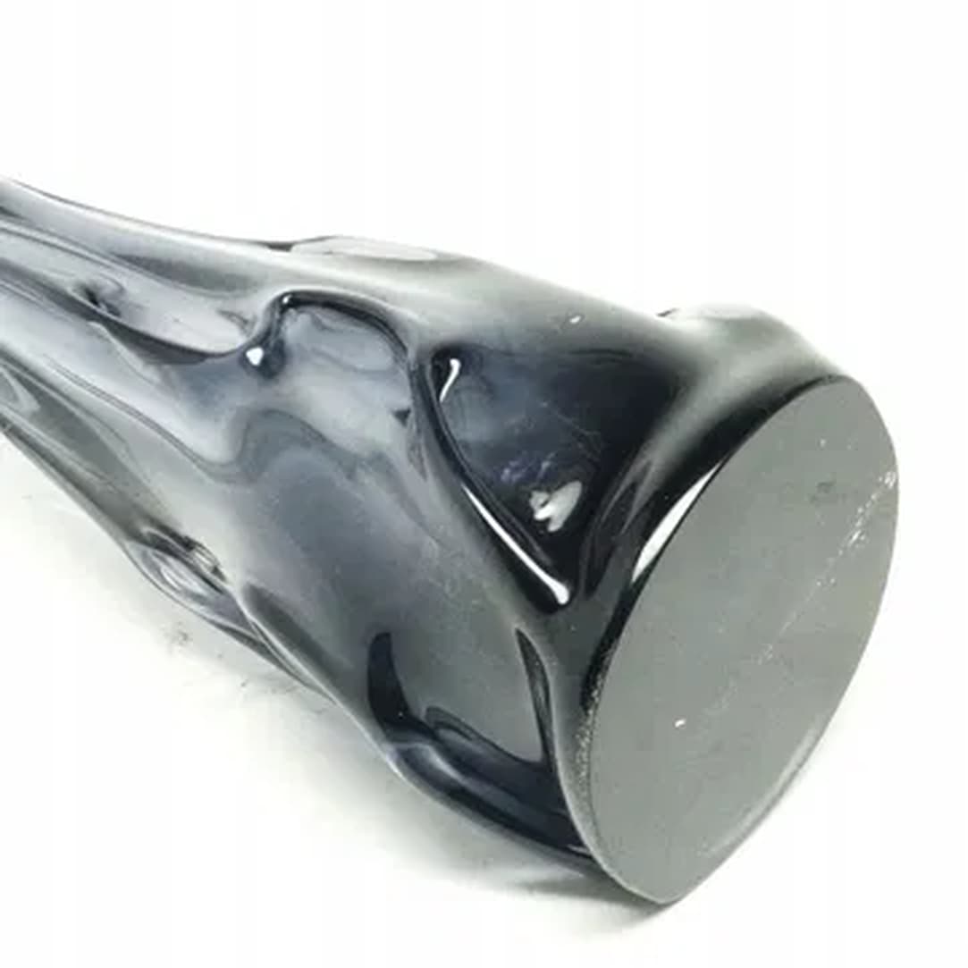 Wazon Sękacz Modernizm, szkło gniecione, Huta Wołomin, Polska, lata 80. - 176203