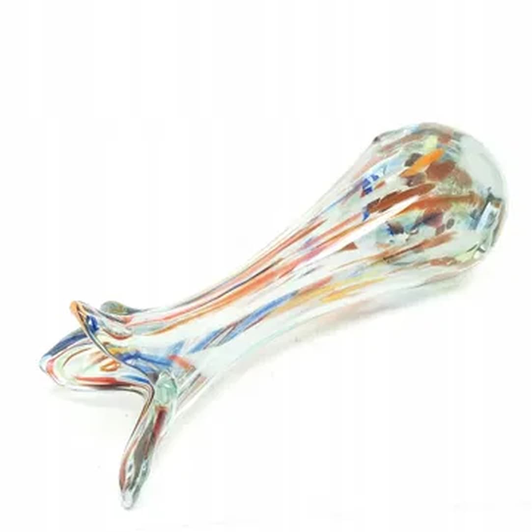 Wazon sękacz, mid-century modern, szkło multikolor, Huta Krosno, Polska, lata 70. - 176214