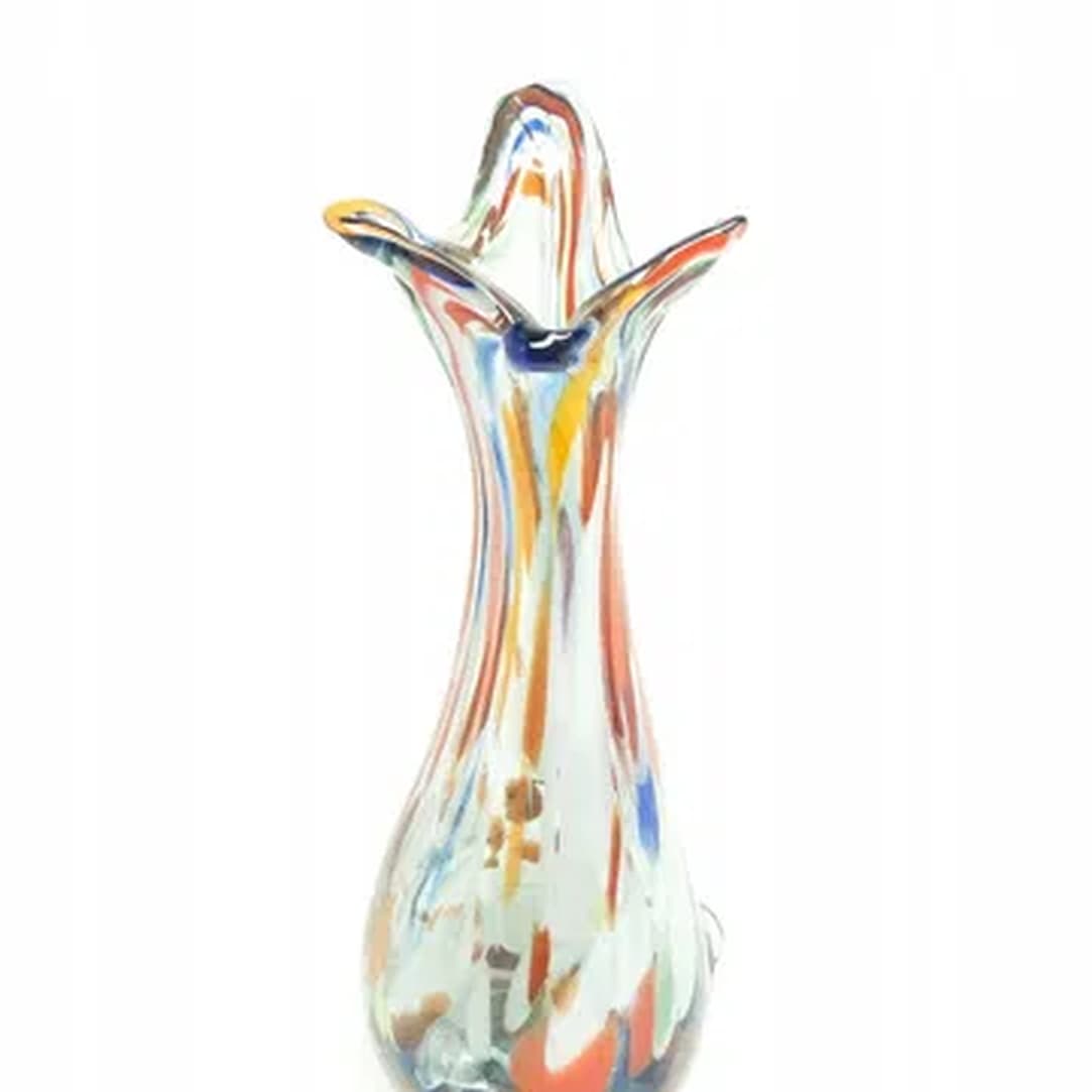 Wazon sękacz, mid-century modern, szkło multikolor, Huta Krosno, Polska, lata 70. - 176216