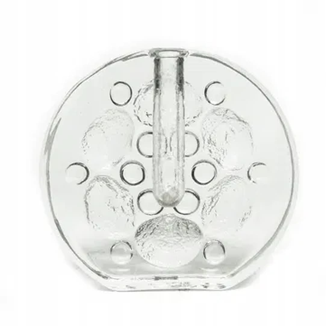 Wazon Mid-century modern, szkło prasowane, Huta Walter, Niemcy, lata 70.