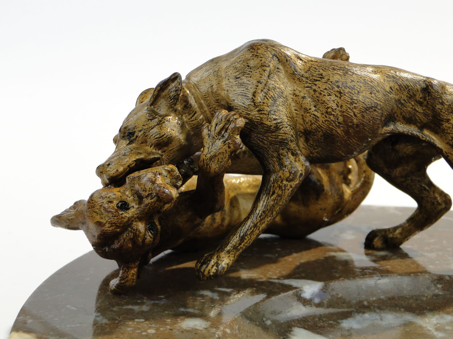 Wizytownik secesyjny, marmur brązowy, Austria, początek XX w. - 176559