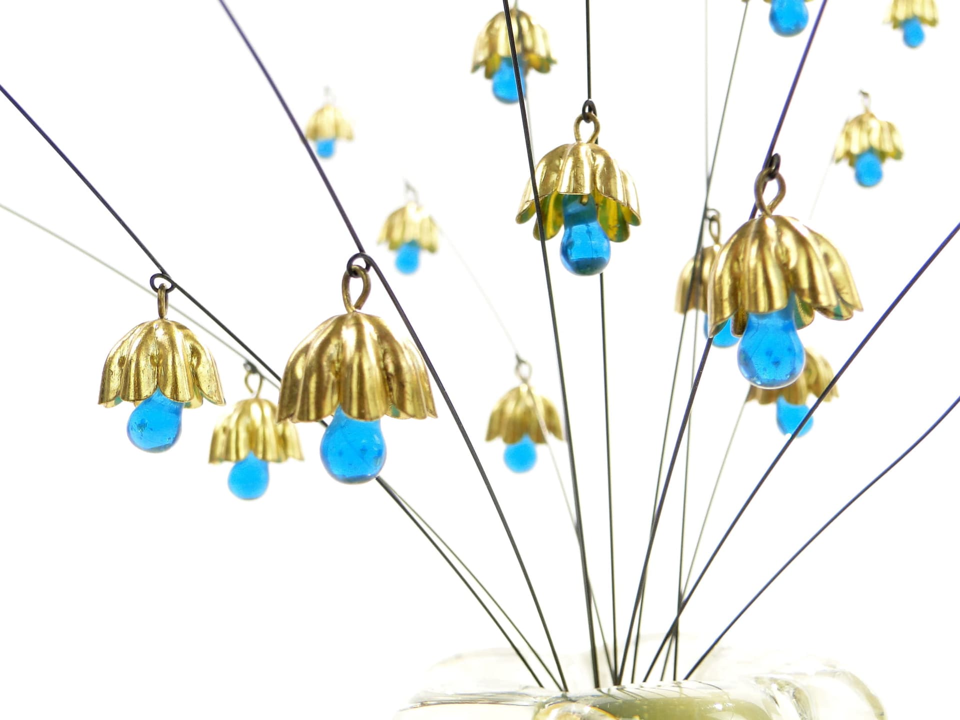 Kinetic sculpture, Multicolor, steel brass glass, Czech Republic, 1960s. - 176708