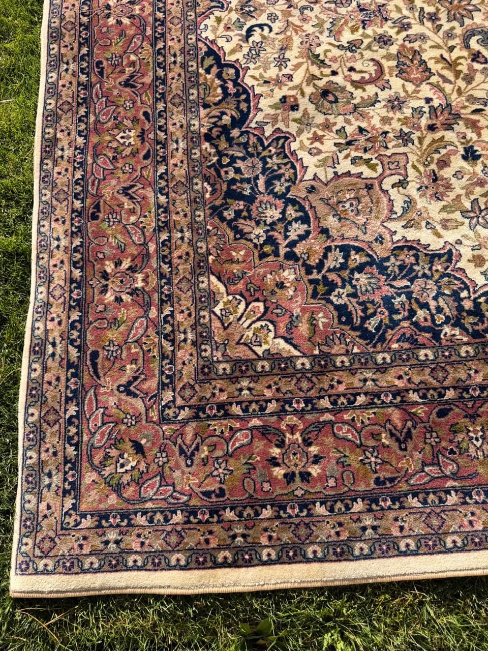 Dywan Indo Keshan, multikolor, wełna, Indie, lata 90. - 176725