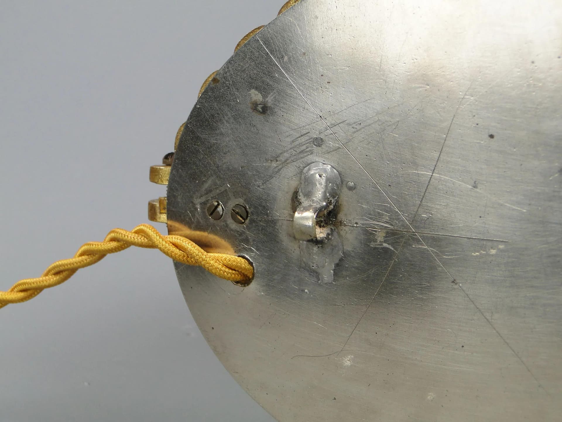 Palace wall sconce, golden, gilded bronze, crystal glass, Italy, early 20th c. - 12118