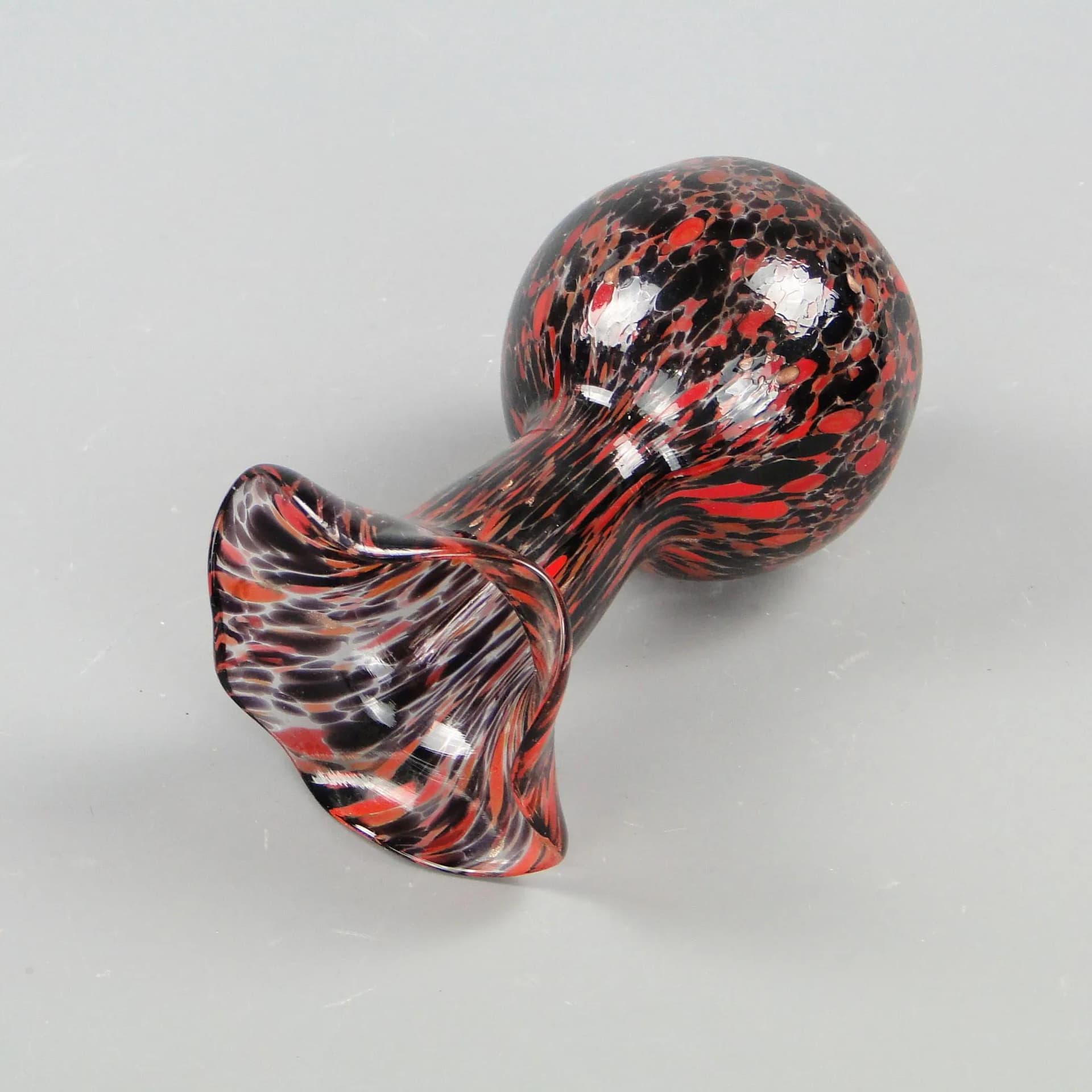 Wazon Murano, szkło mozaikowe multikolor, Włochy, lata 60. - 12157