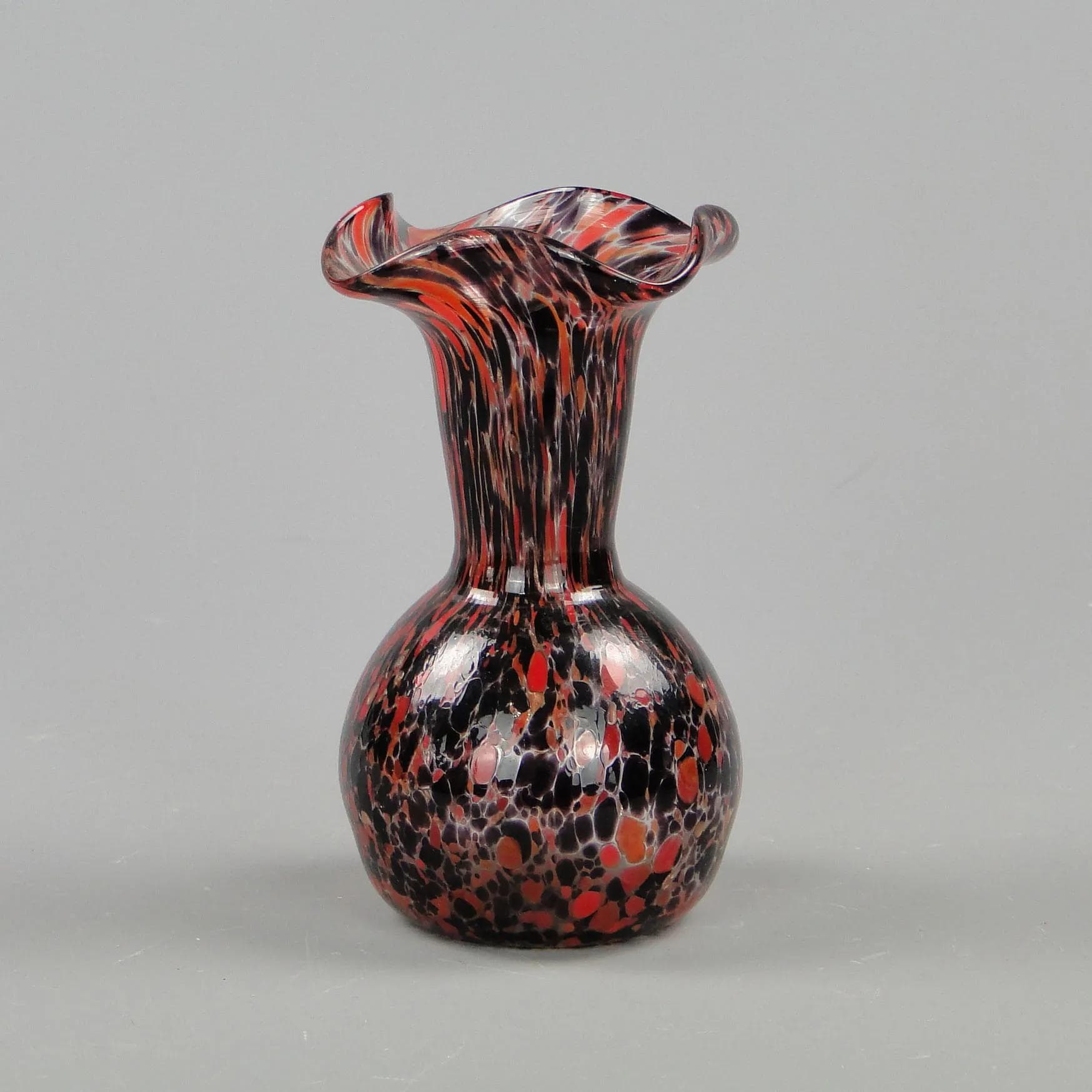 Wazon Murano, szkło mozaikowe multikolor, Włochy, lata 60. - 12158