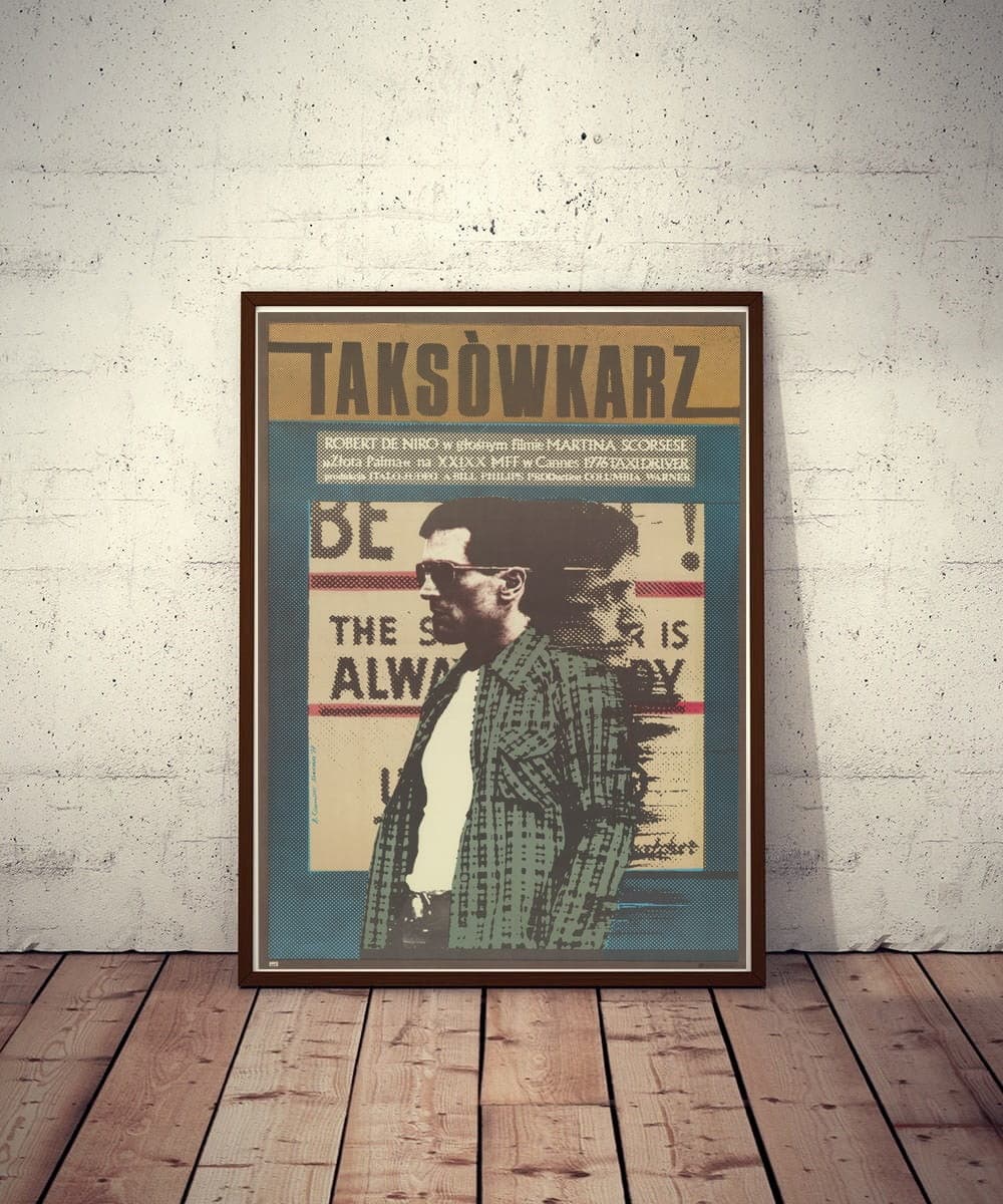 Movie poster Taksówkarz 97x67 cm, by A. Klimowski, Polska Szkoła Plakatu - 177521
